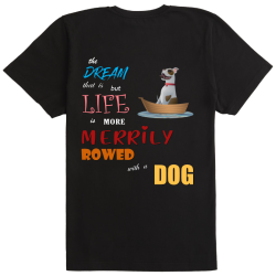 Dreamboat Dog Printed T-Shirt