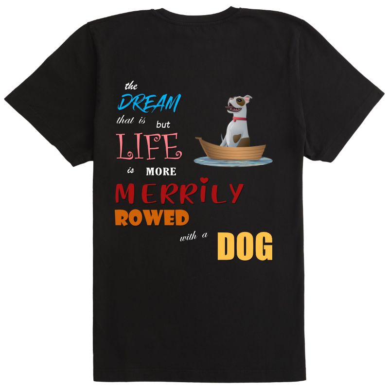 Dreamboat Dog Printed T-Shirt